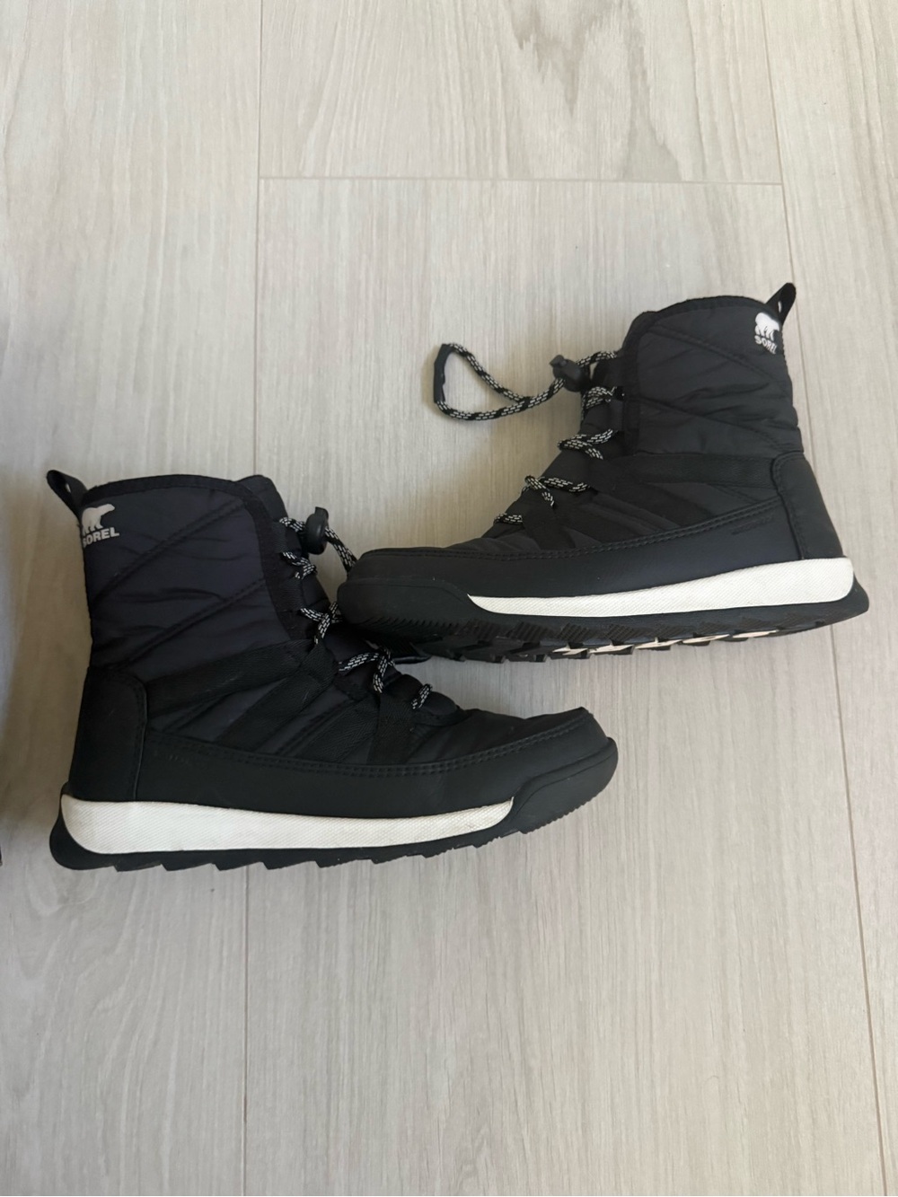 Sorel Youth Black Waterproof Winter Boots